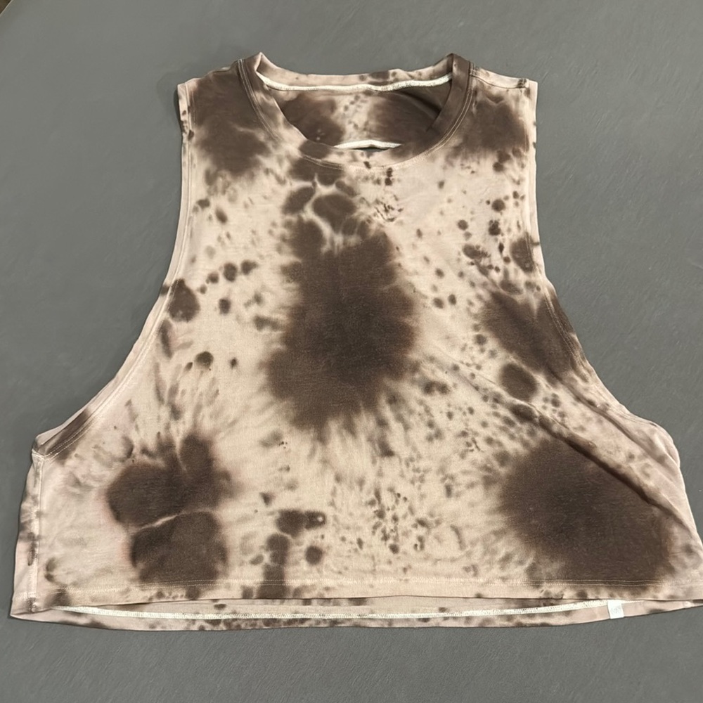 Women’s lululemon Tie-Dye Sleeveless Crop Top with open back